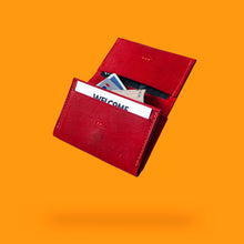 Load image into Gallery viewer, Busy Body - Magnetic Card Case - Red! - Limited Edition
