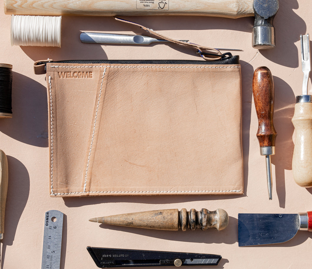 City Slicker - Zip pouch - Natural
