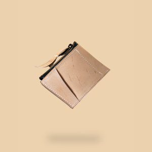Town Clown - Small Zip Pouch - Natural