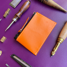 Load image into Gallery viewer, Town Clown - Small Zip Pouch - Orange - Limited Edition
