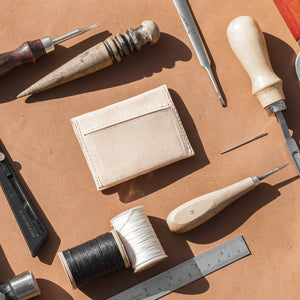 Future Man - Card Wallet - Natural