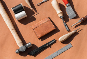 Future Man - Card Wallet - Tan