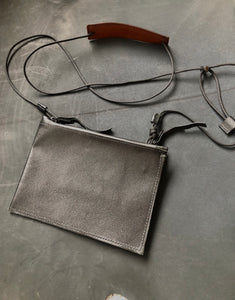 Double Zip Shoulder Bag - Sample
