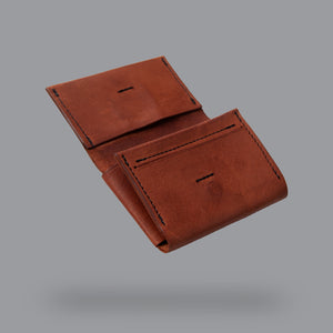 Busy Body - Magnetic Card Case - Tan