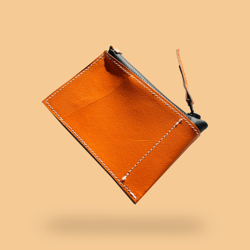 Town Clown - Small Zip Pouch - Orange - Limited Edition