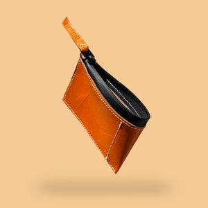 Town Clown - Small Zip Pouch - Orange - Limited Edition