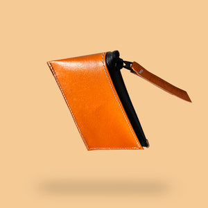 Town Clown - Small Zip Pouch - Orange - Limited Edition