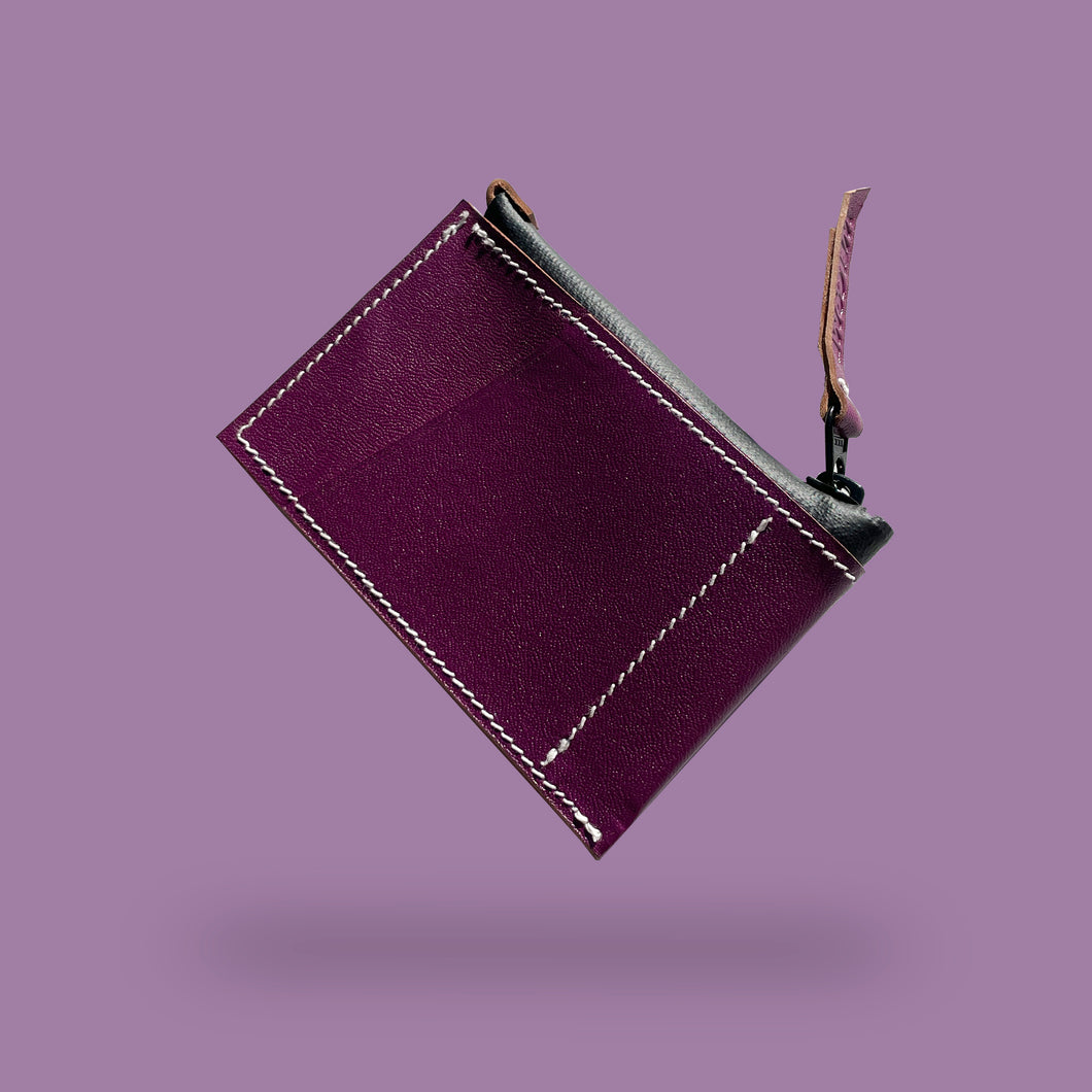 Town Clown - Small Zip Pouch - Berry - Limited Edition