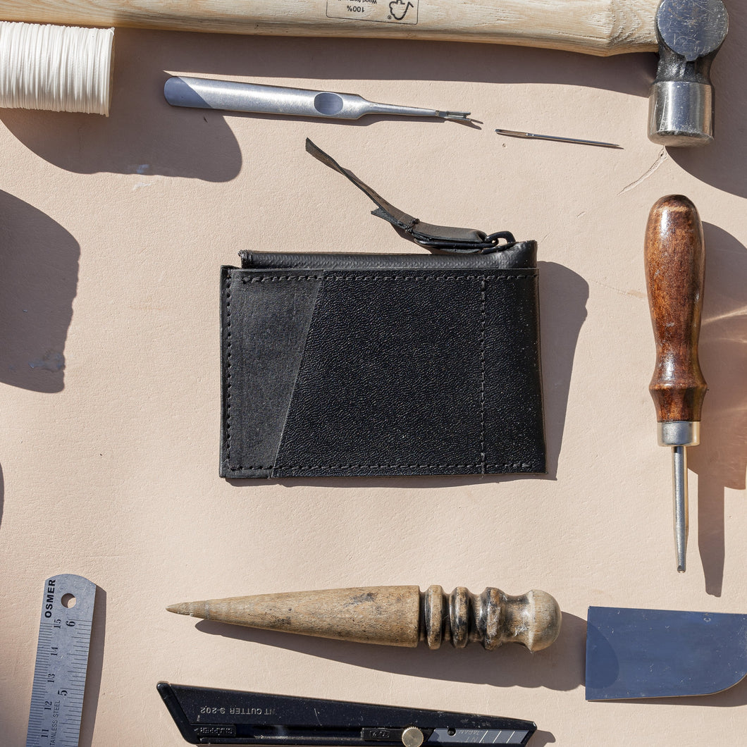 Town Clown - Small Zip Pouch - Black
