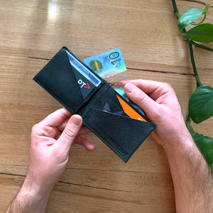 Cashman Short - Bi-fold Wallet - Black