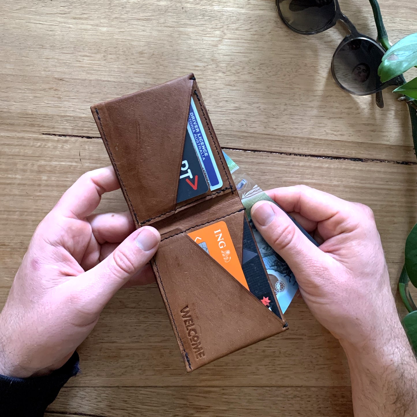 Cashman Short - Bi-fold Wallet - Tan
